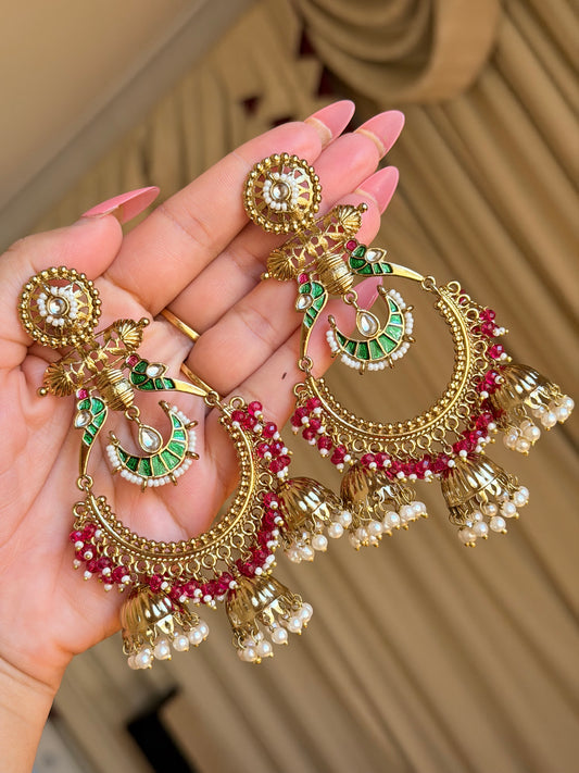Kundan earrings