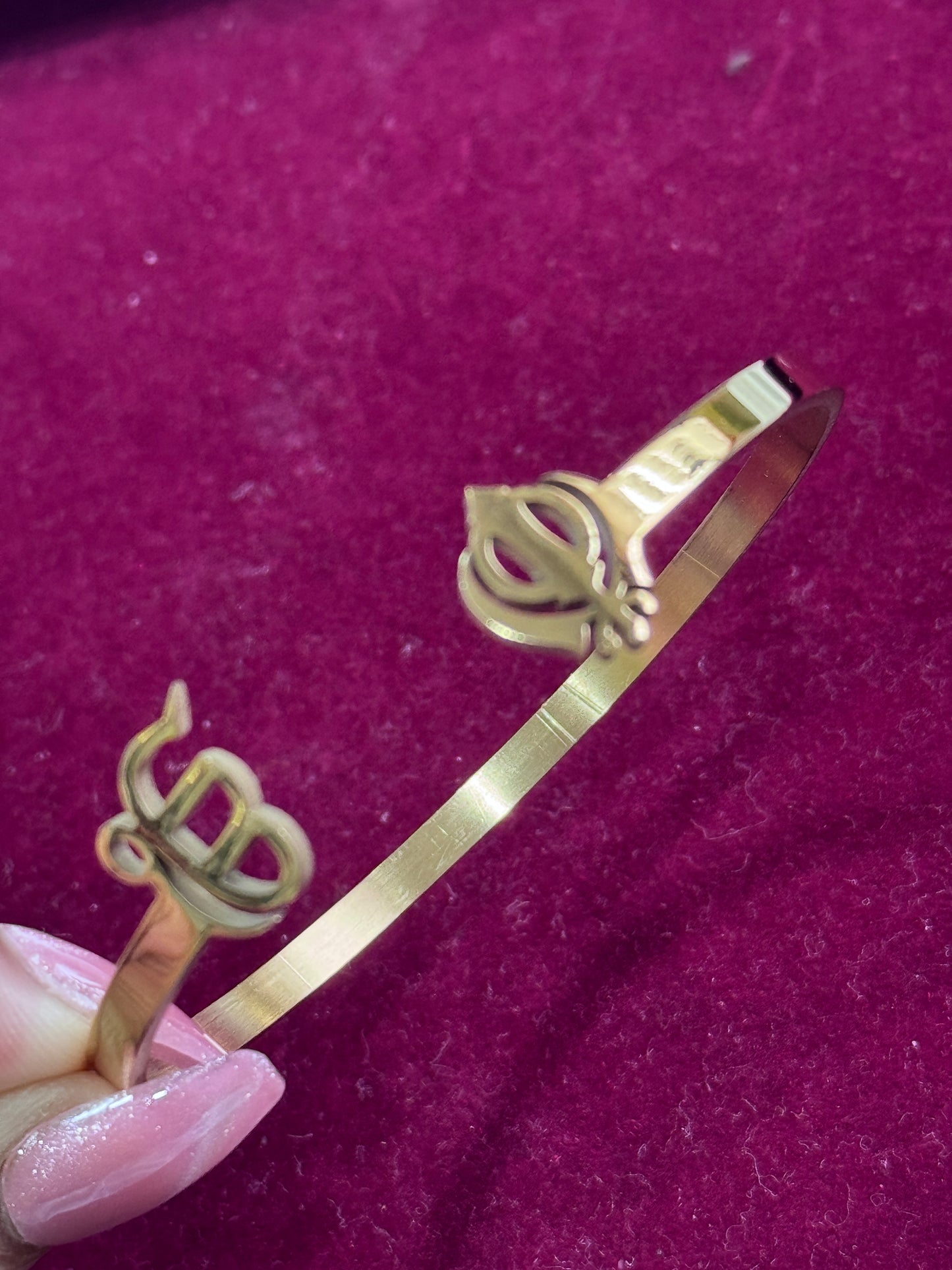 Gold plated anti tarnish bracelet