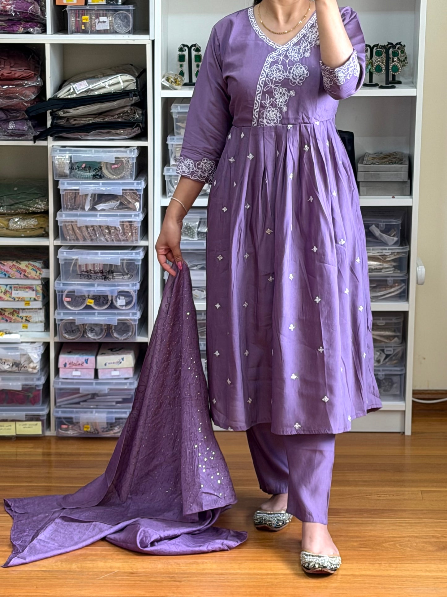 HEAVY ROMAN SILK SUIT