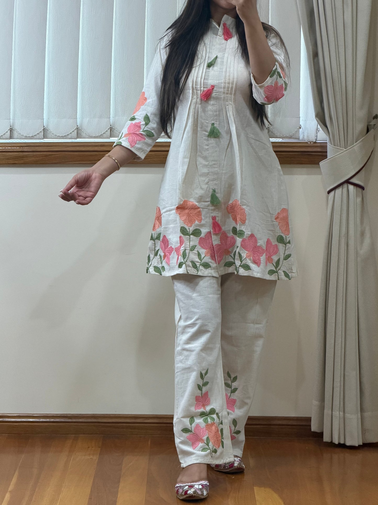 Khadi cotton cord set