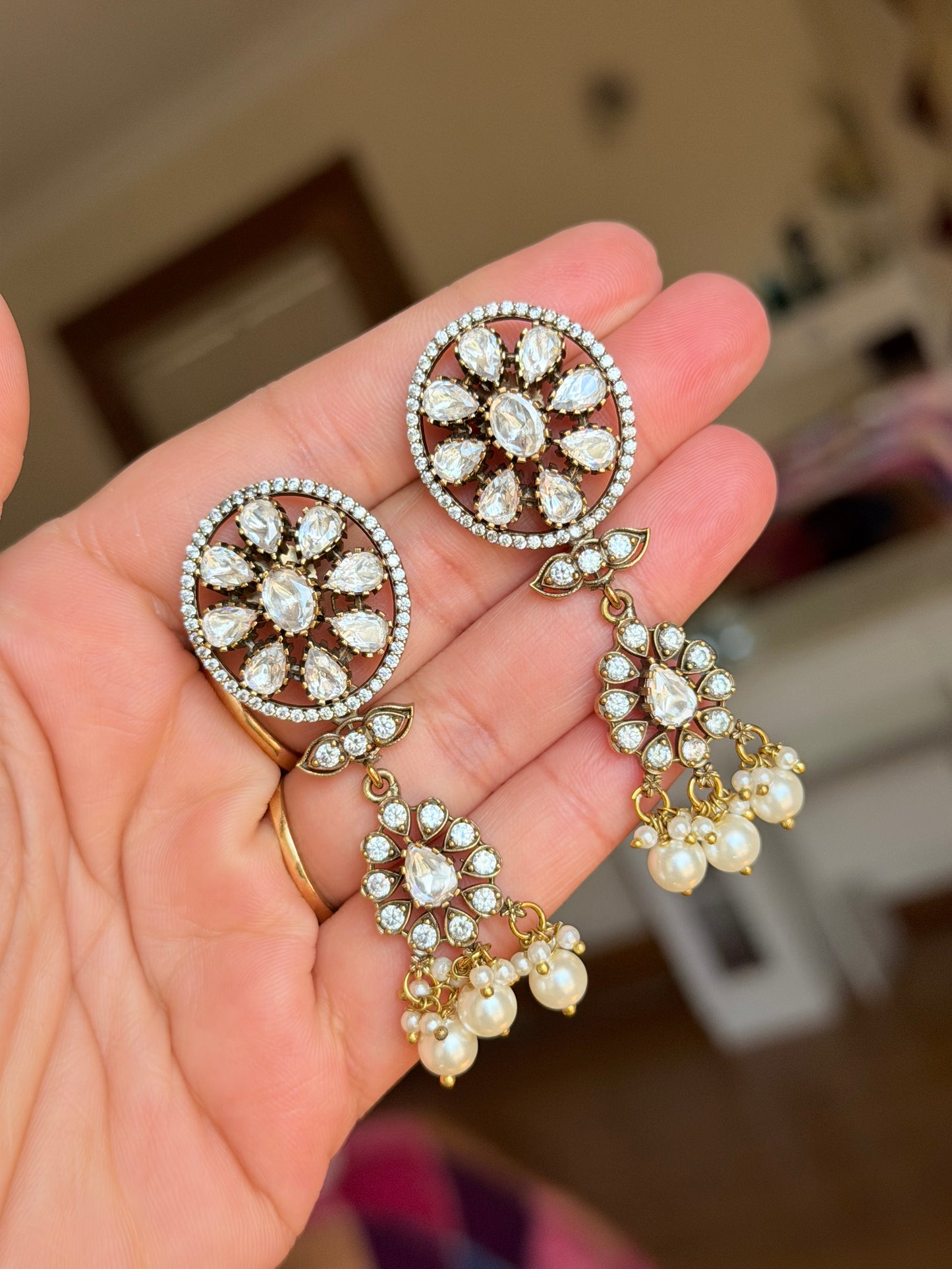 Moissanite necklace set