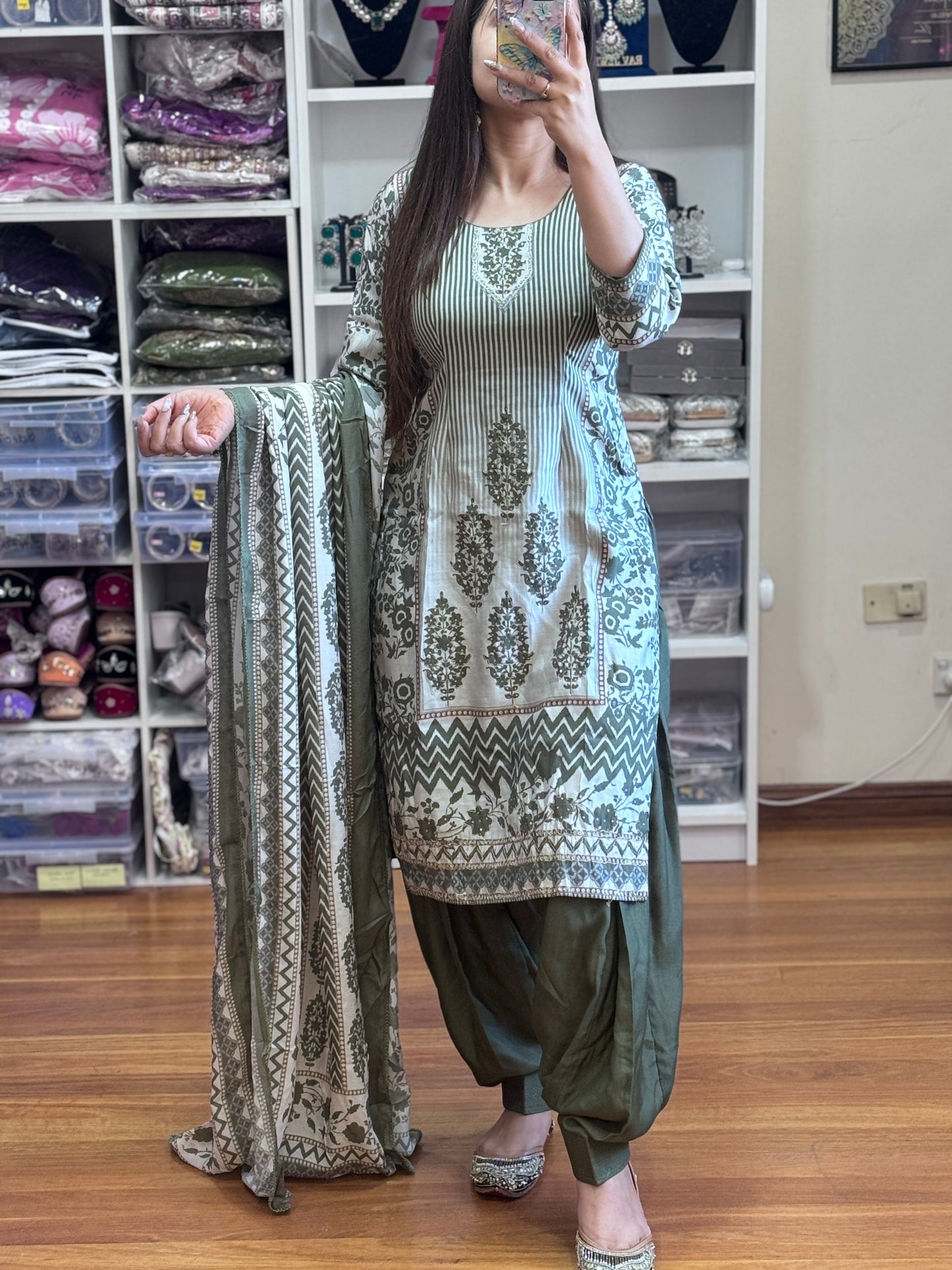 Pure muslin salwar suit