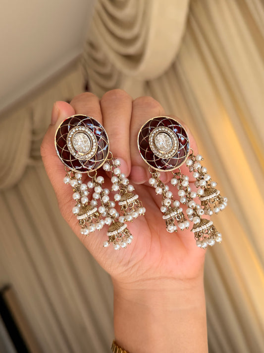 Kundan earrings