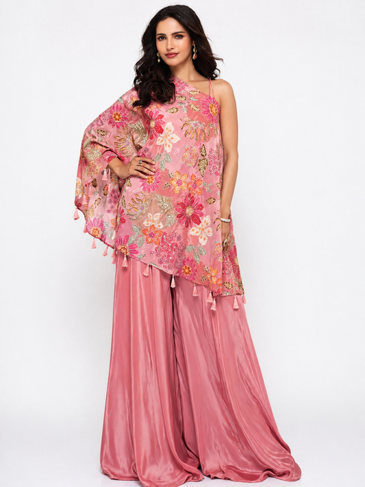 Premium Viscose Natural Crepe dress ( Ready size 42 margin upto 44)