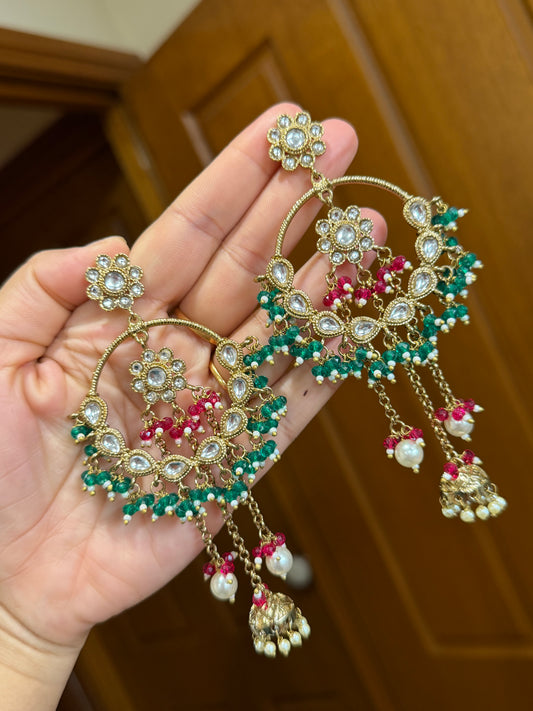 Kundan earrings