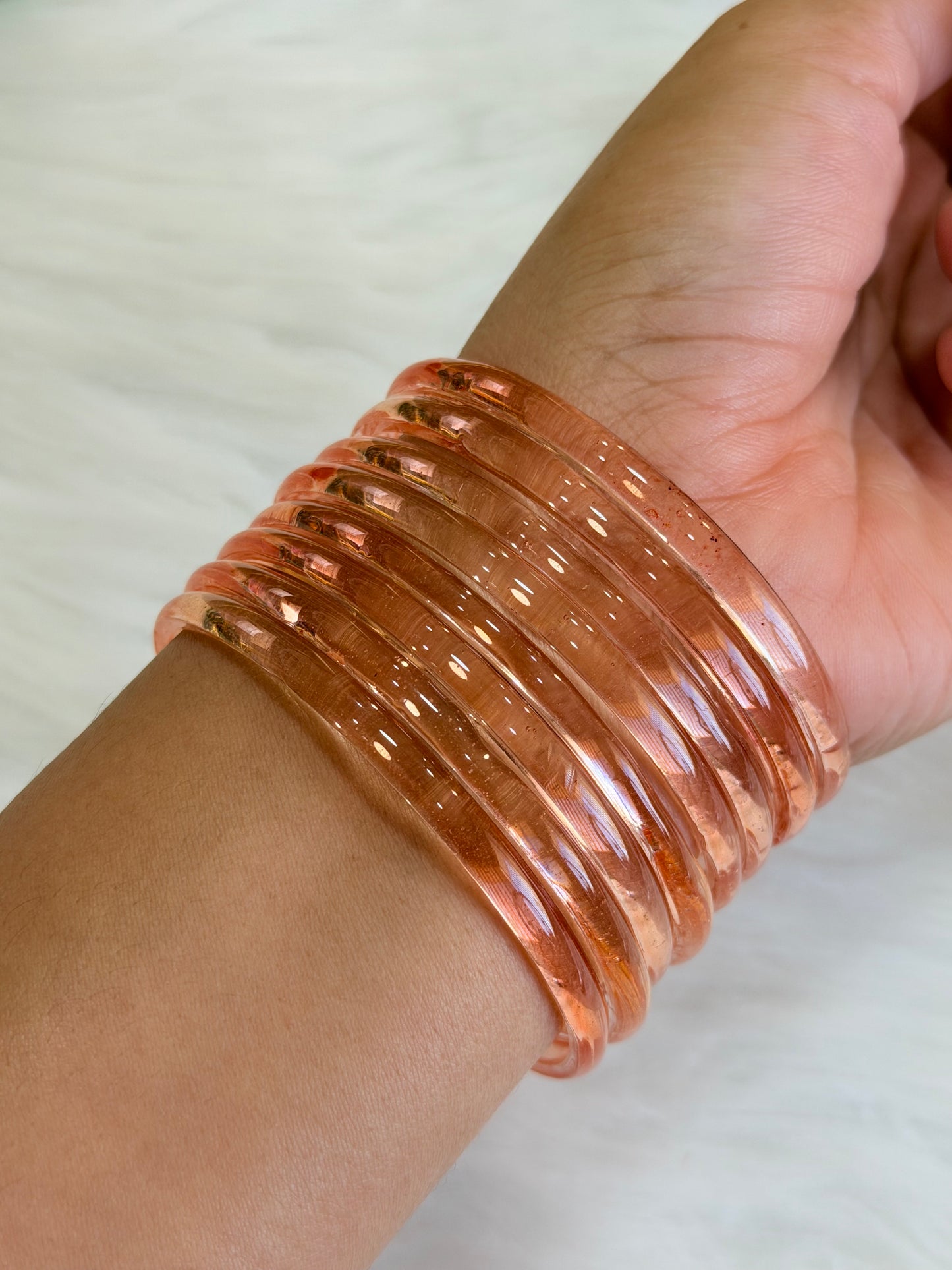 Jelly bangles (Set of 8 bangles )