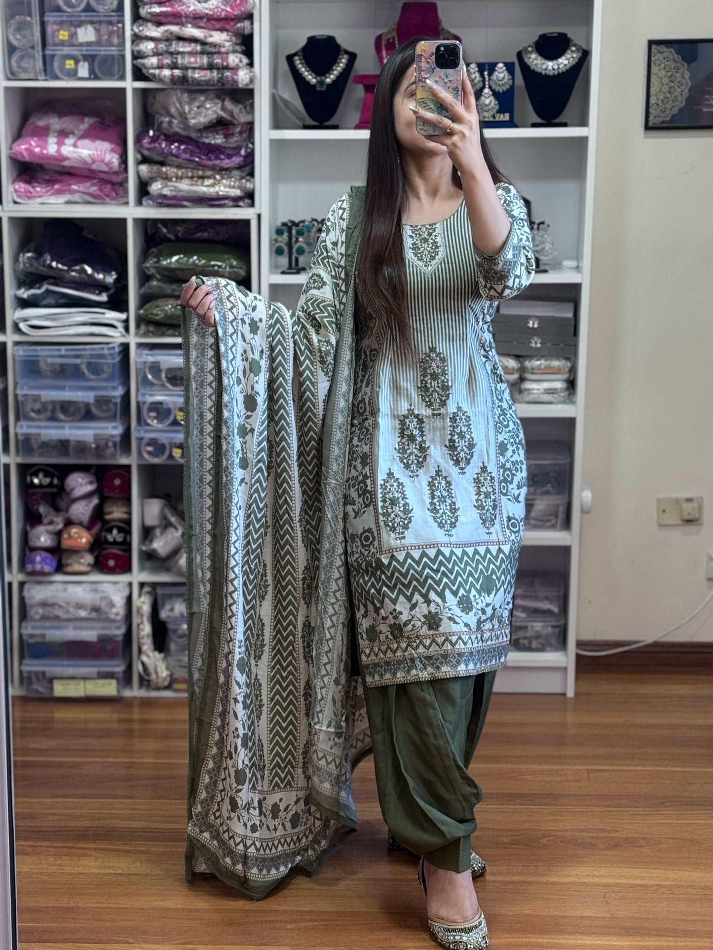 Pure muslin salwar suit
