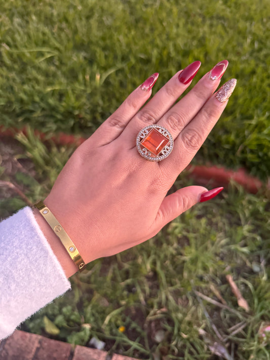 Polki ring (Adjustable)