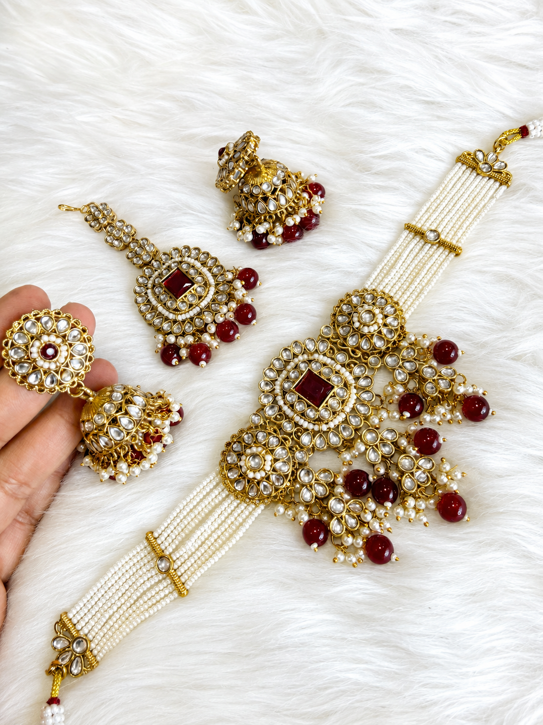 Kundan chokar set
