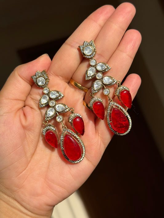 Premium moissanite earrings