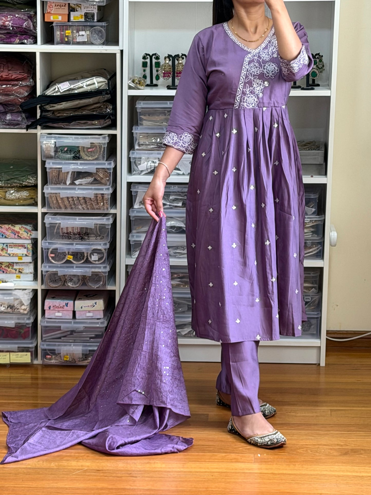 HEAVY ROMAN SILK SUIT