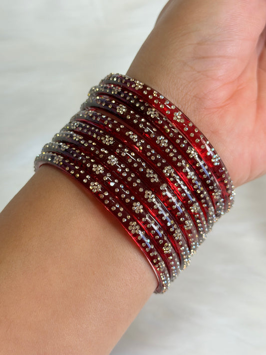 Glass bangles