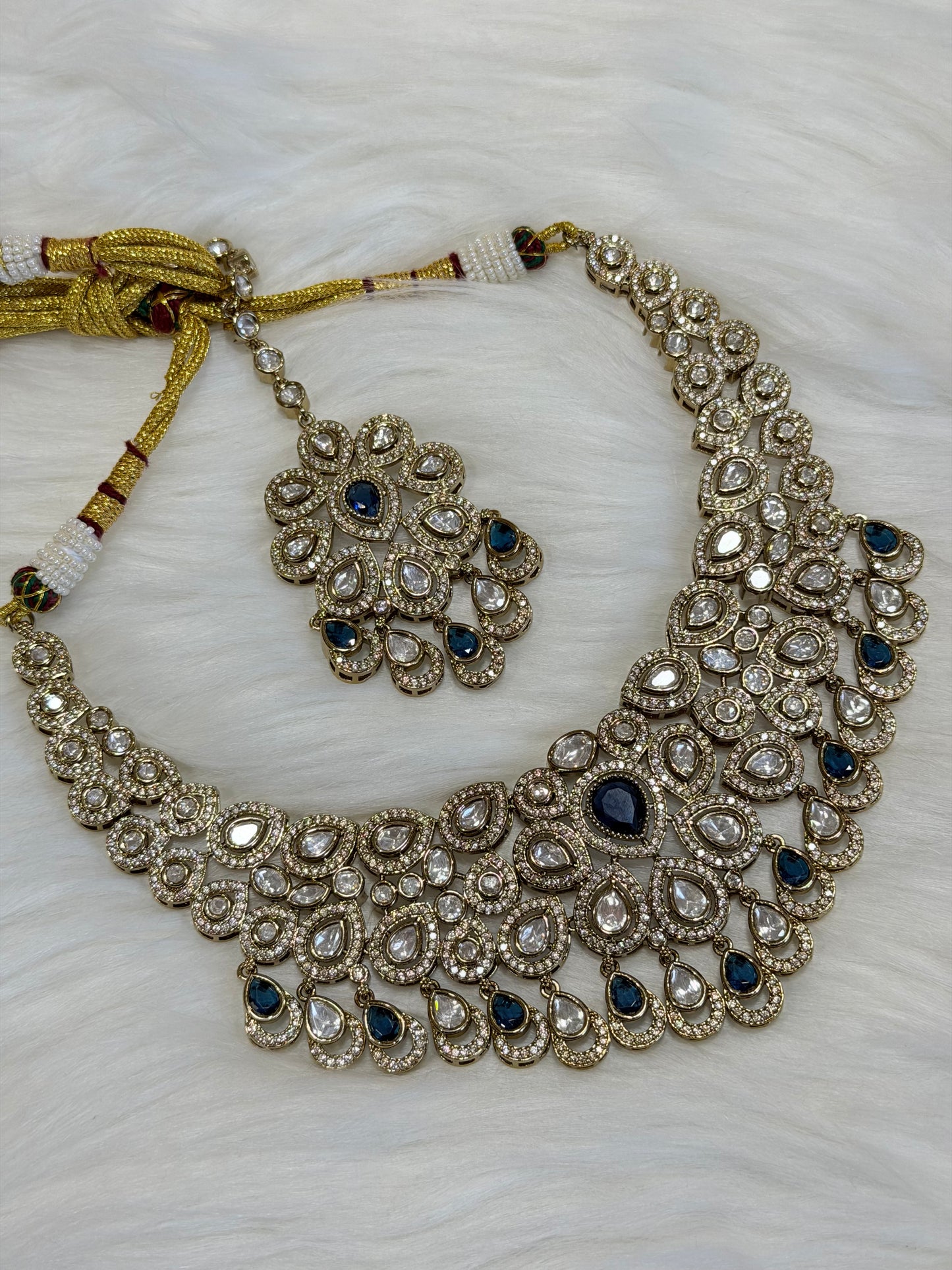 Moissanite necklace set