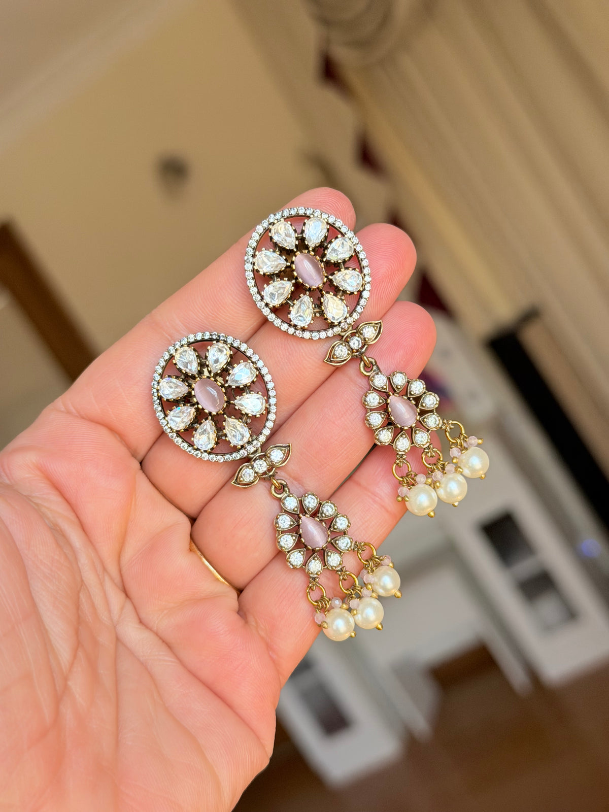 Moissanite necklace set