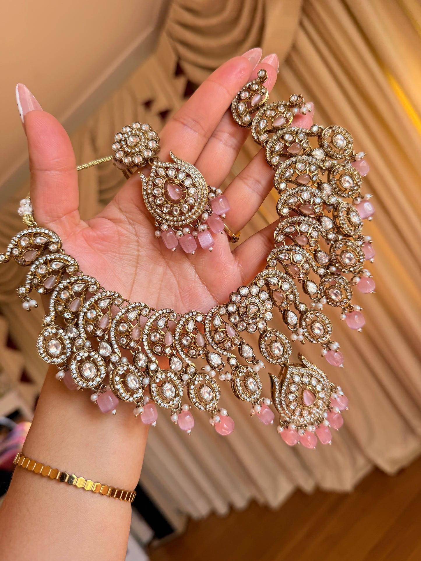 Kundan necklace set