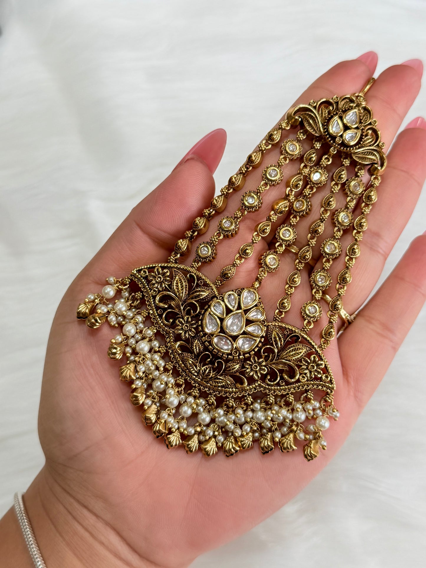 Royal gold look bridal set