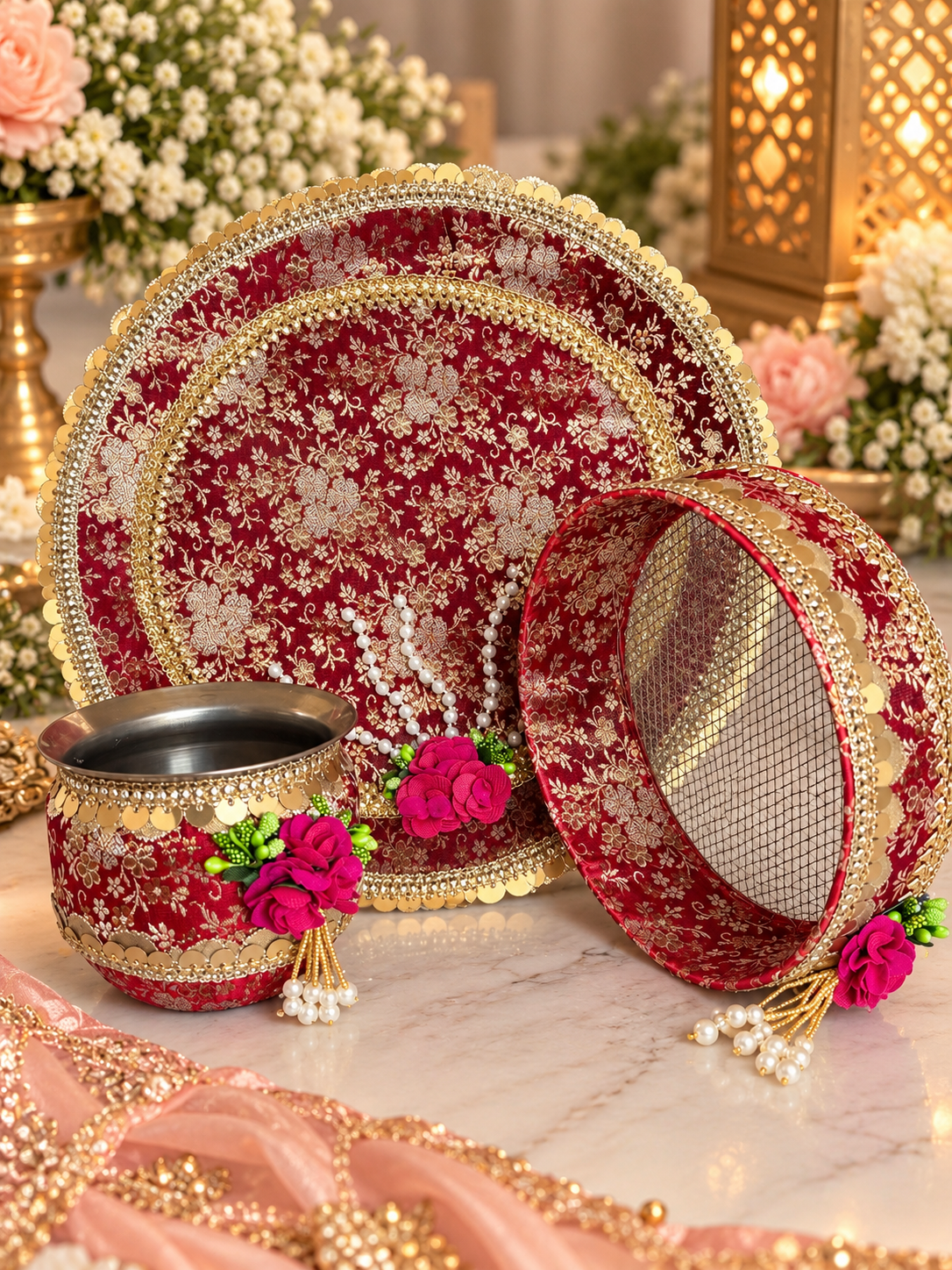 Karwa chauth thali set