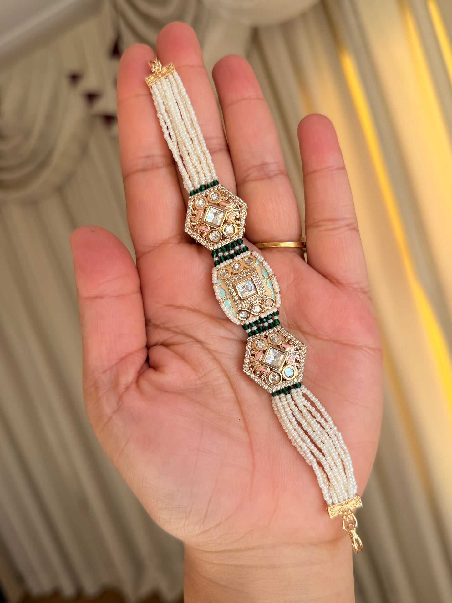 Kundan bracelet