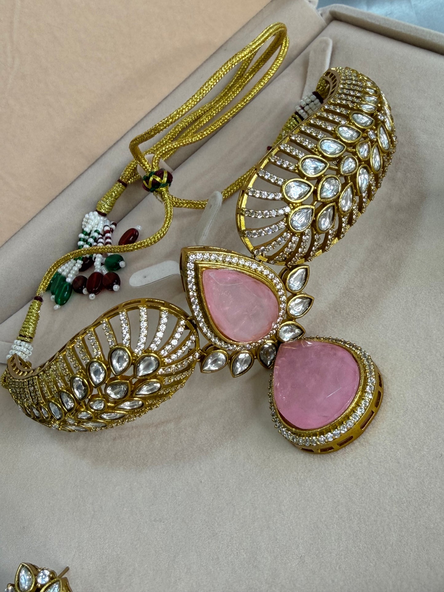 Premium moissanite necklace set