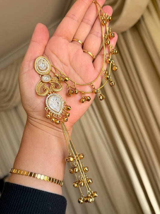Kashmiri earrings with detachable sehare