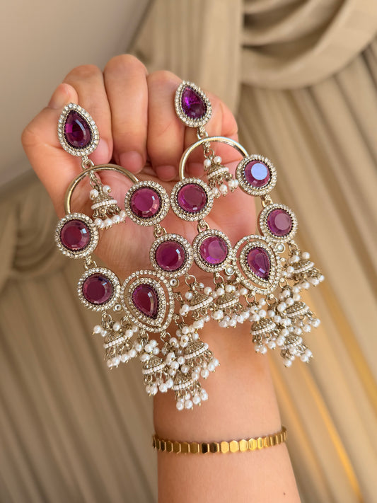 Oversized earrings