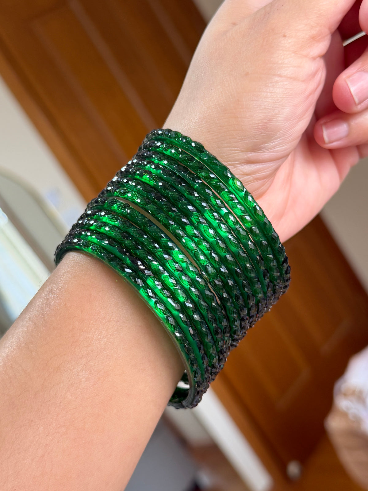 Glass bangles