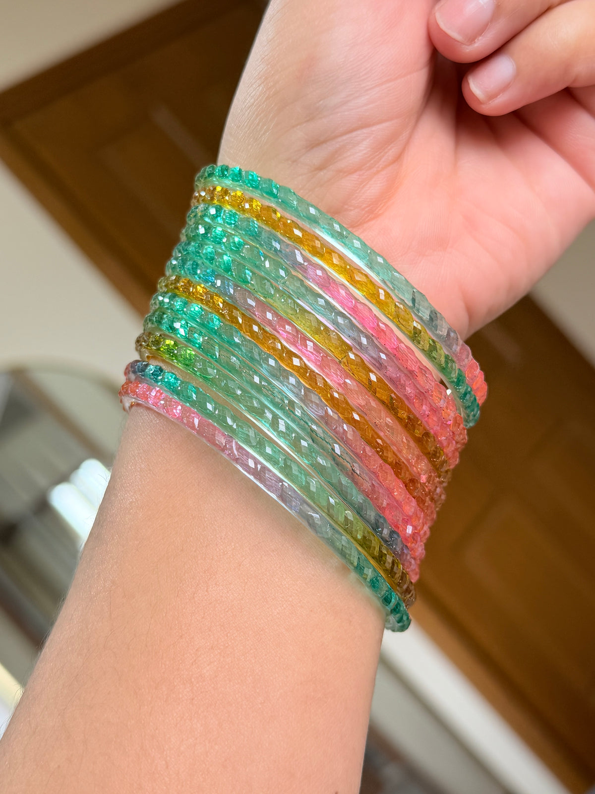 Glass bangles