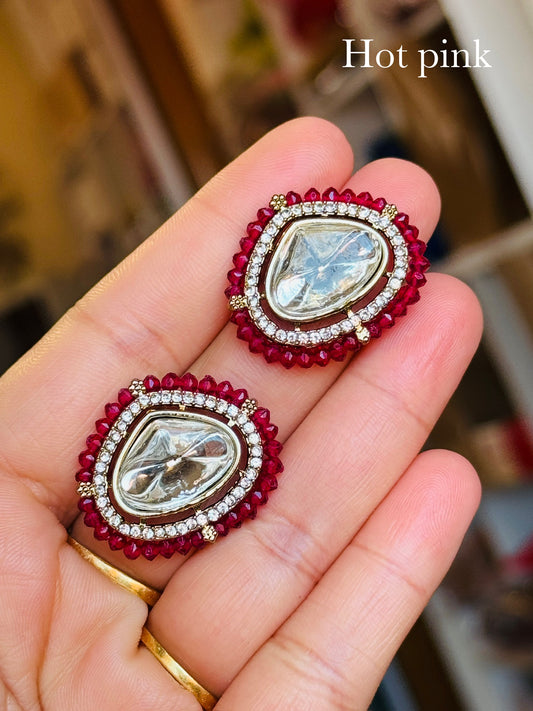 Kundan studs