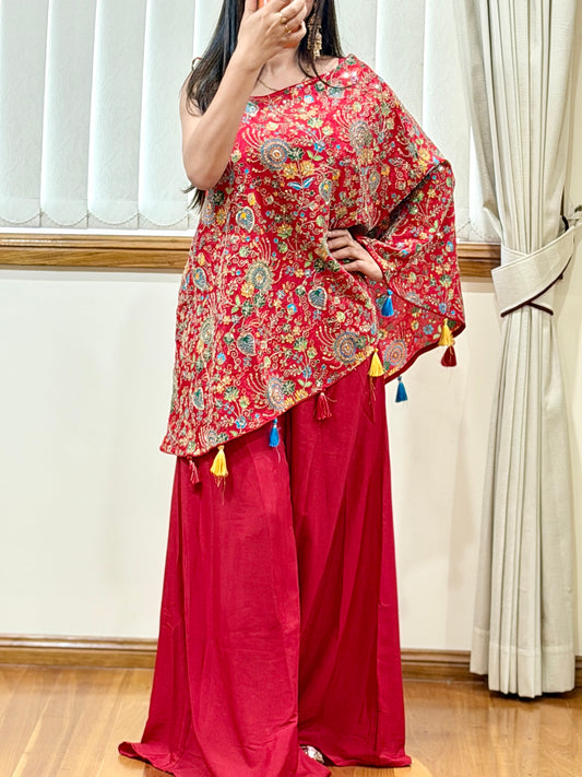 Premium Viscose Natural Crepe dress ( Ready size 42 margin upto 44)