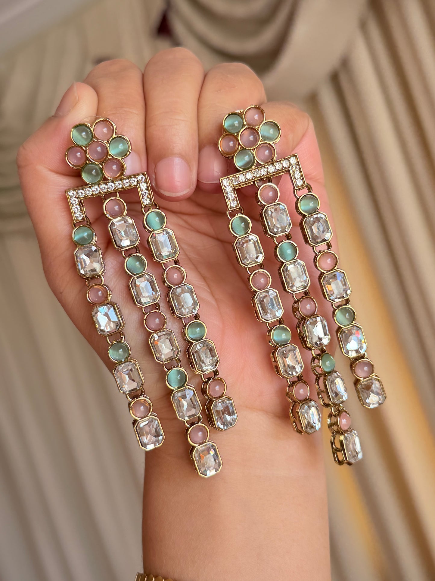 Kundan earrings