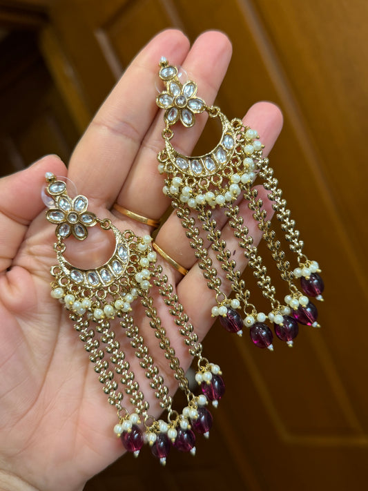 Kundan earrings