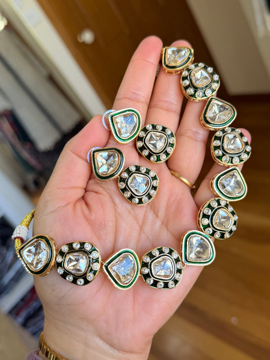 Kundan necklace set