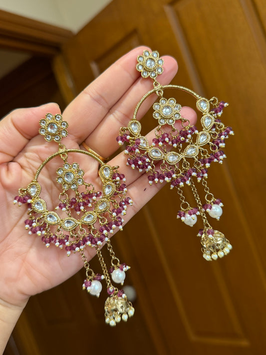 Kundan earrings