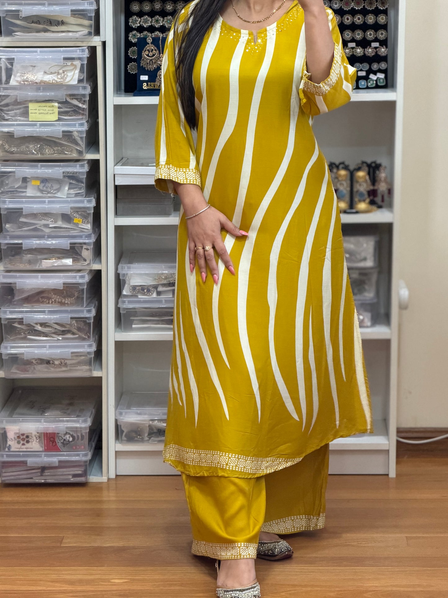Elegant cotton cord set
