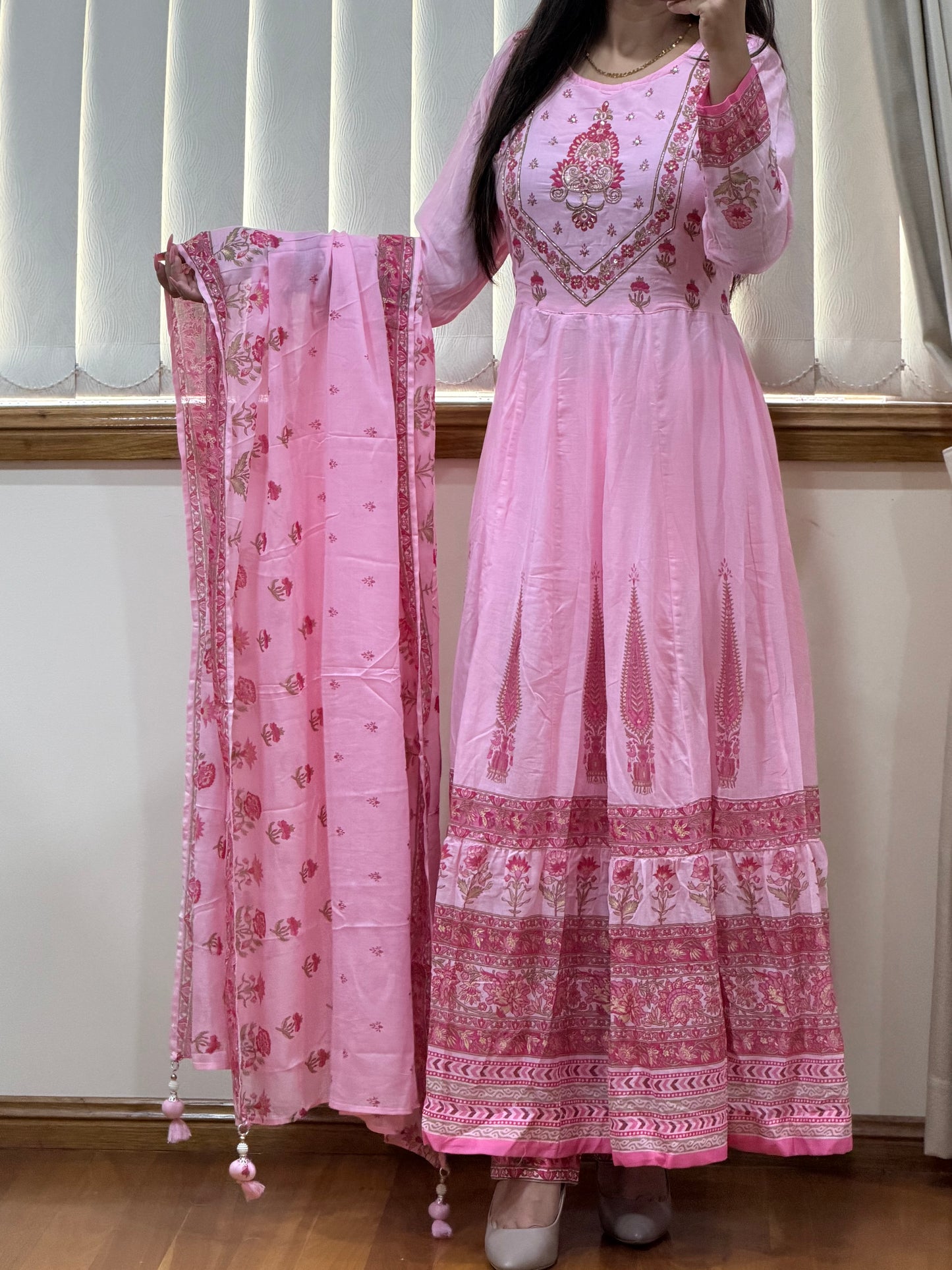 Premium Cotton anarkali