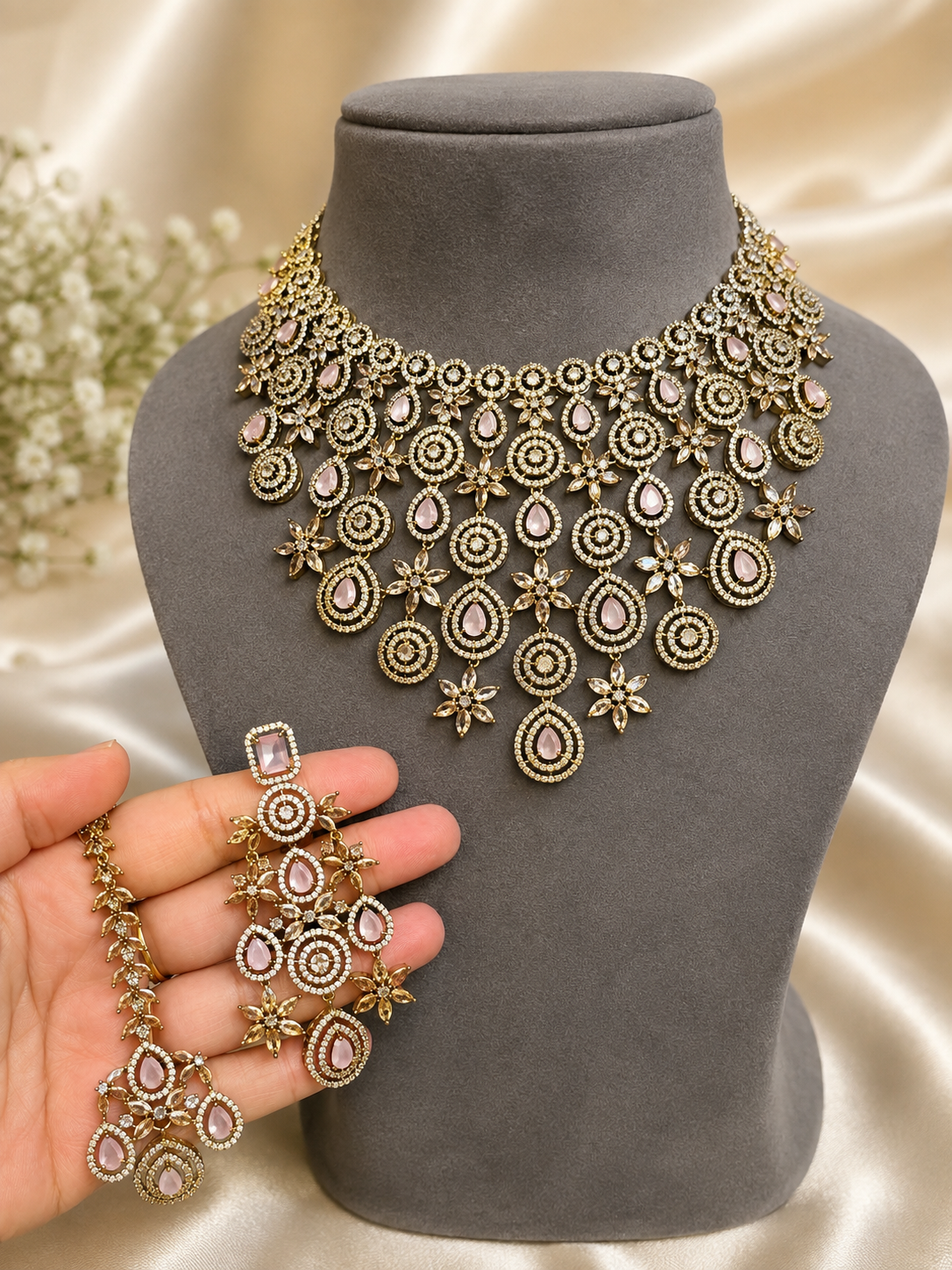 Premium AD necklace set