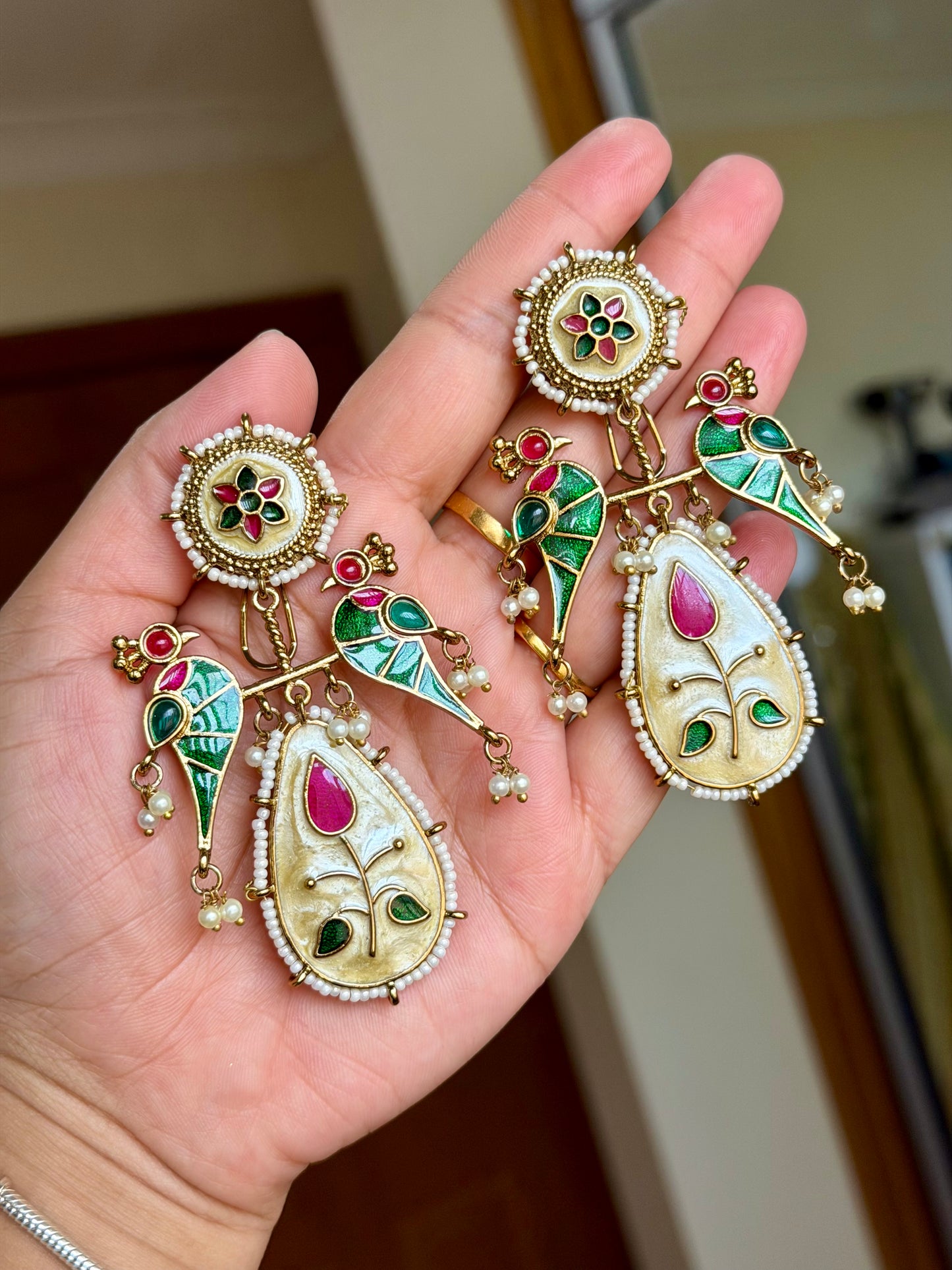 Kundan earrings