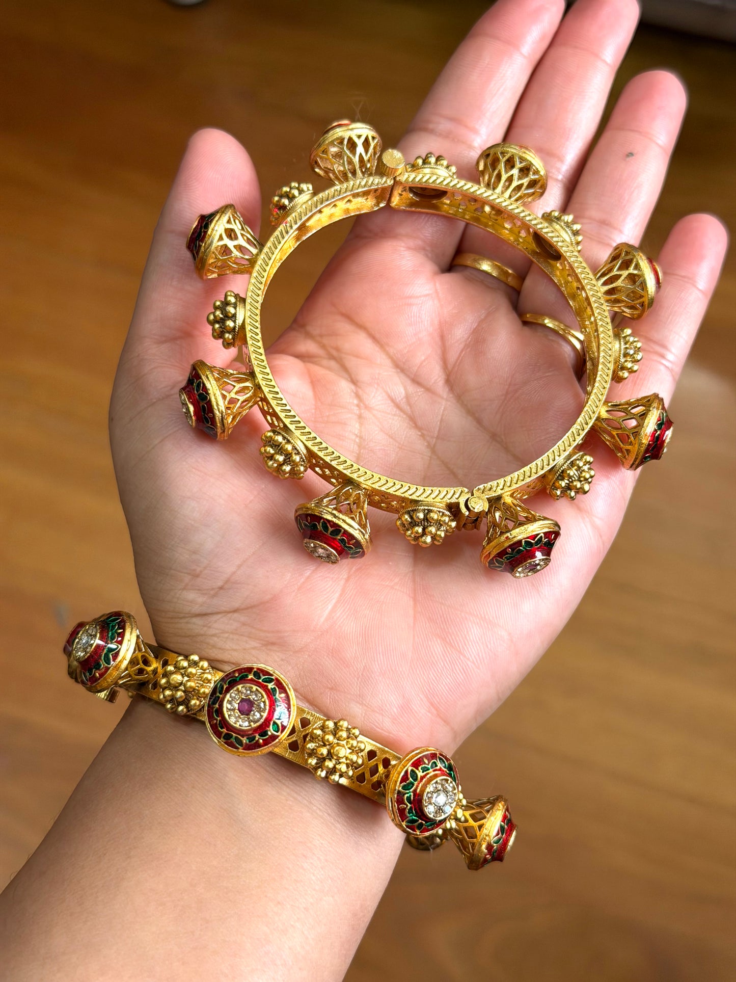 Premium Gold look openable kangan