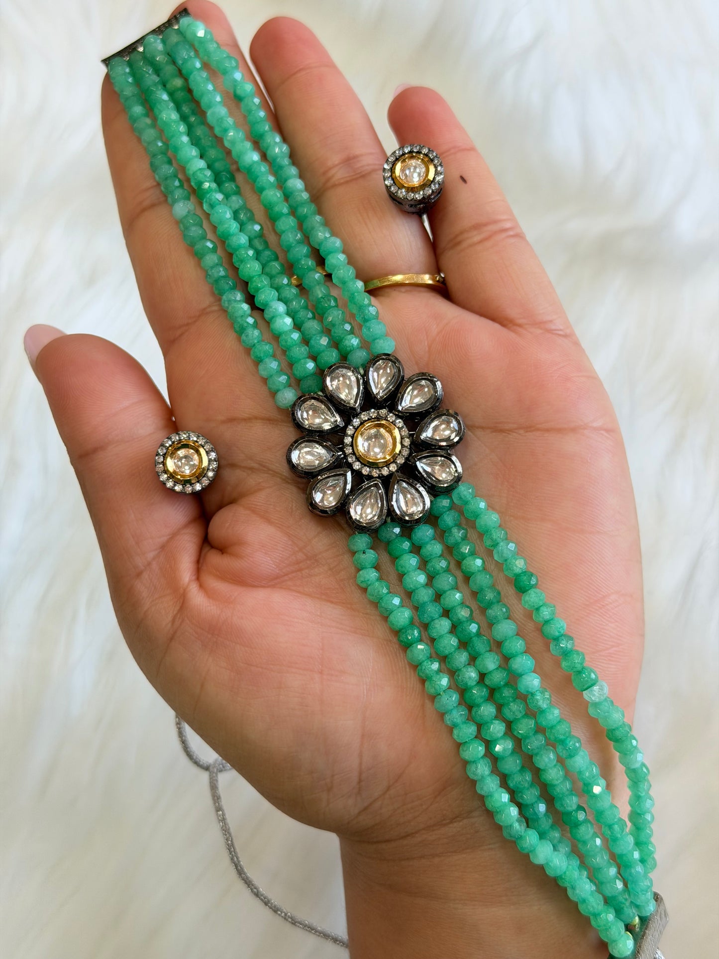 Kundan chokar set