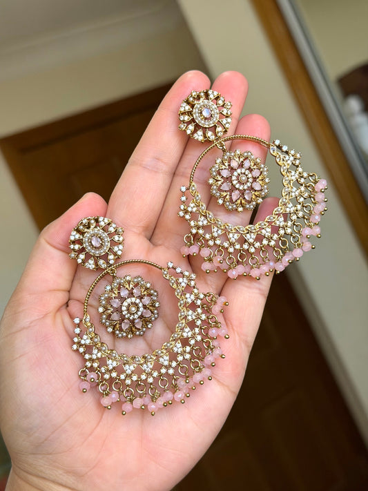 Ad chandbali earrings