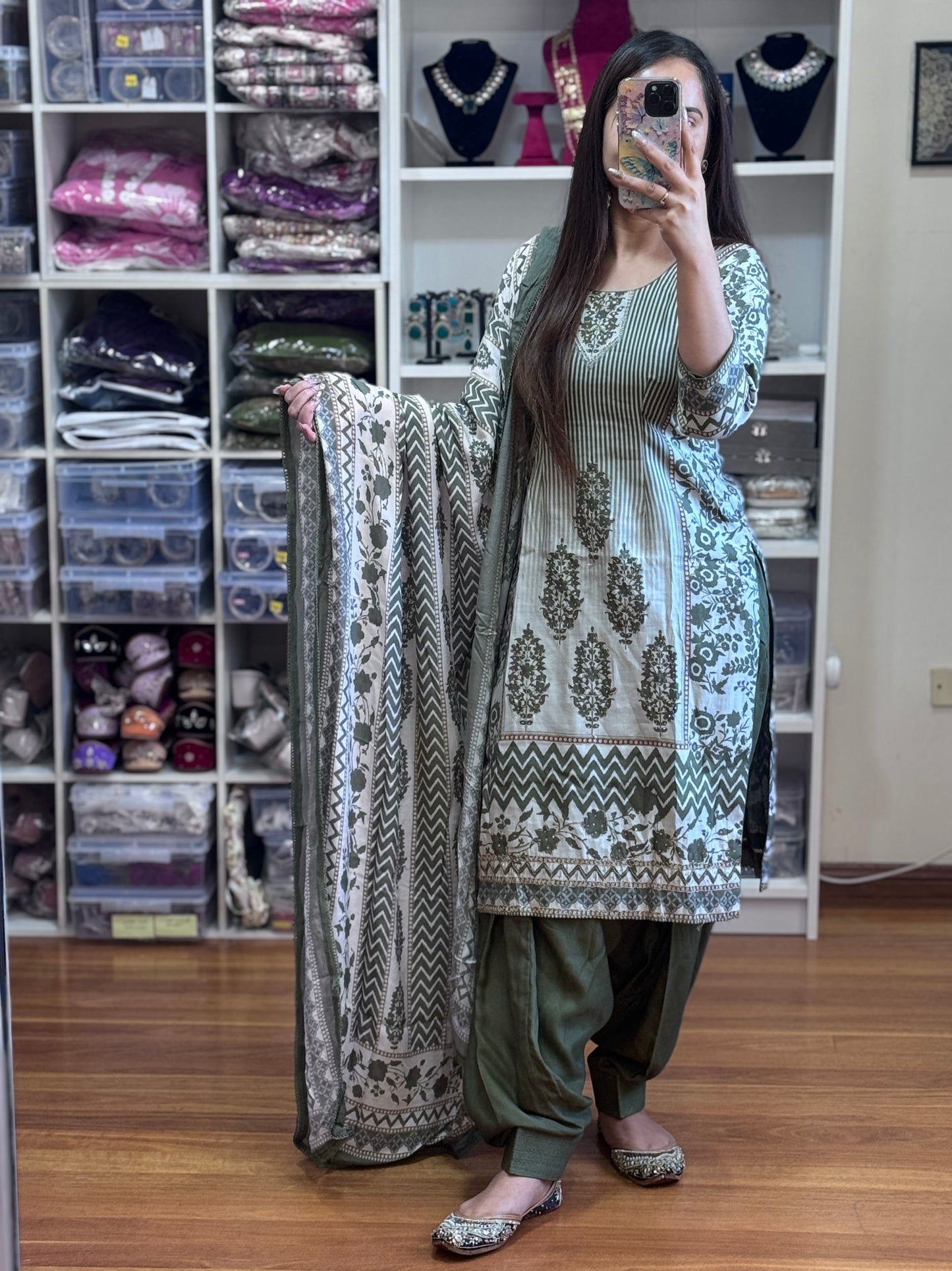 Pure muslin salwar suit