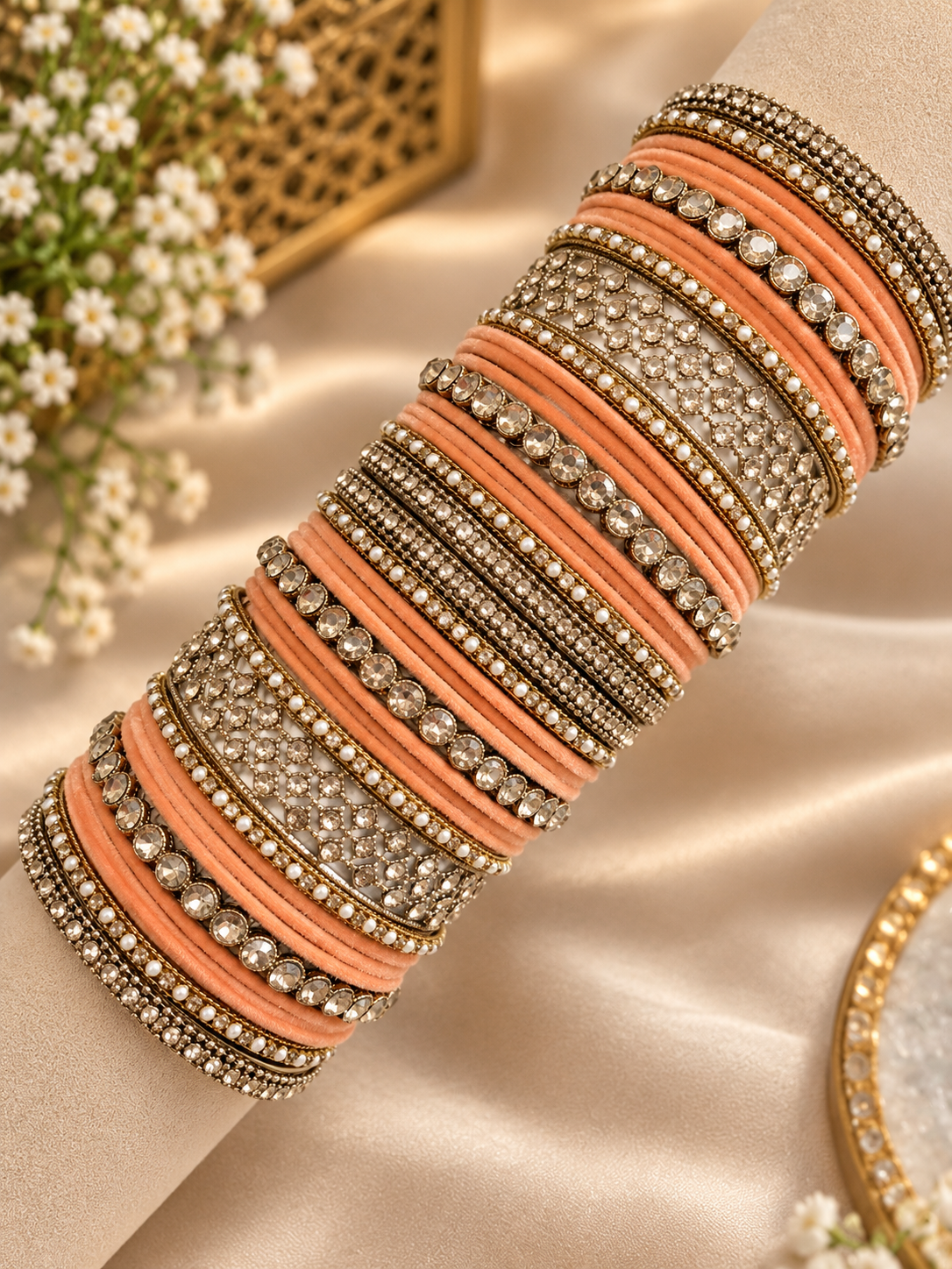 Polki bangles set