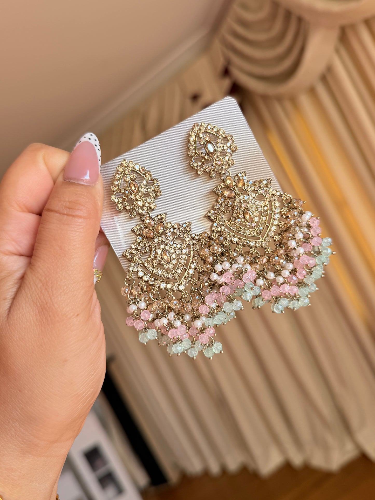 Heavy Polki necklace set