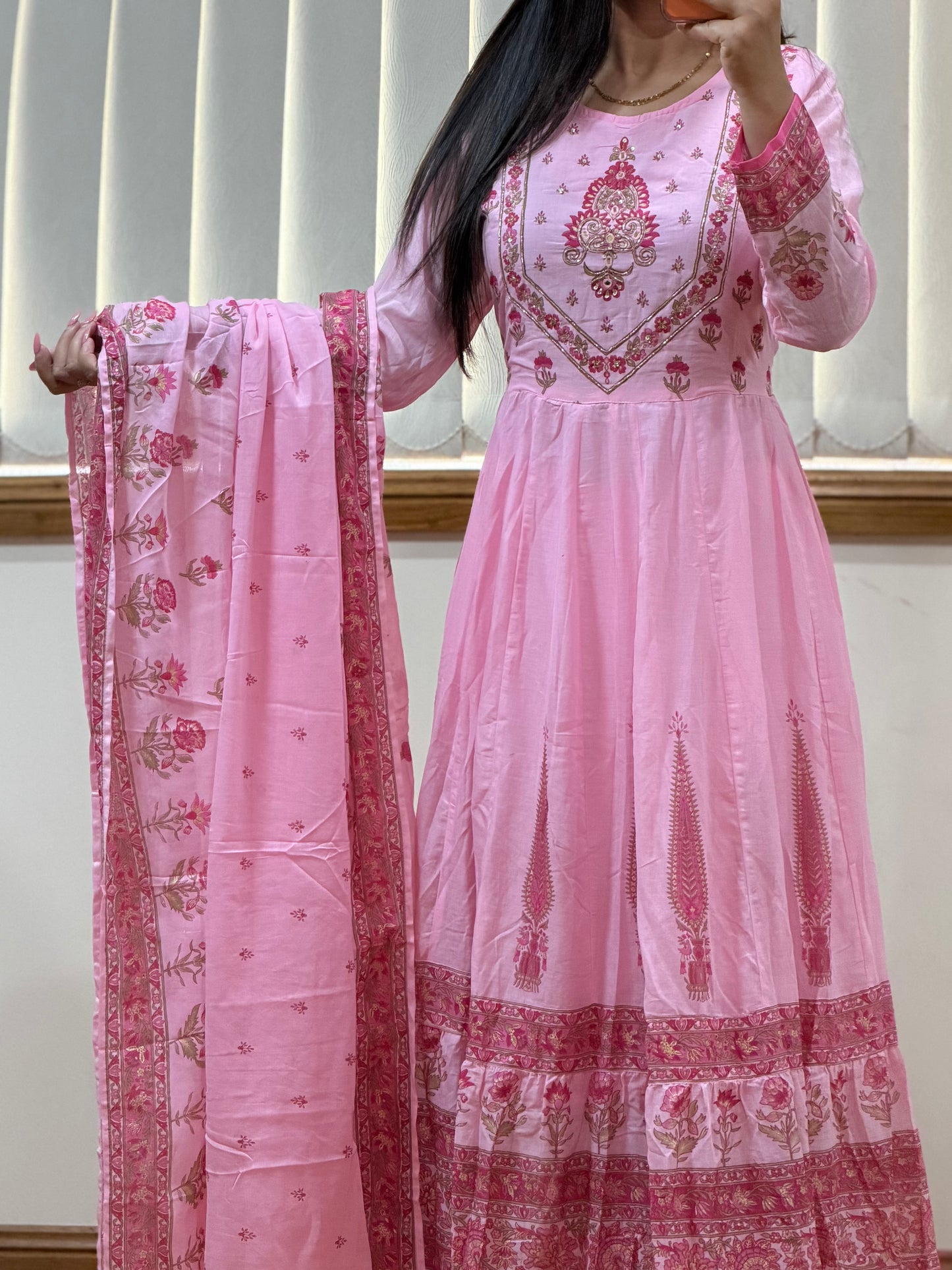 Premium Cotton anarkali