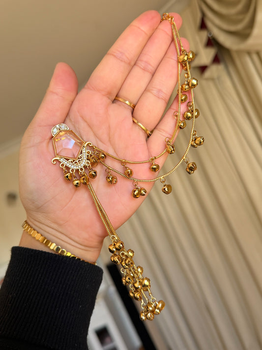 Kashmiri earrings with detachable sehare