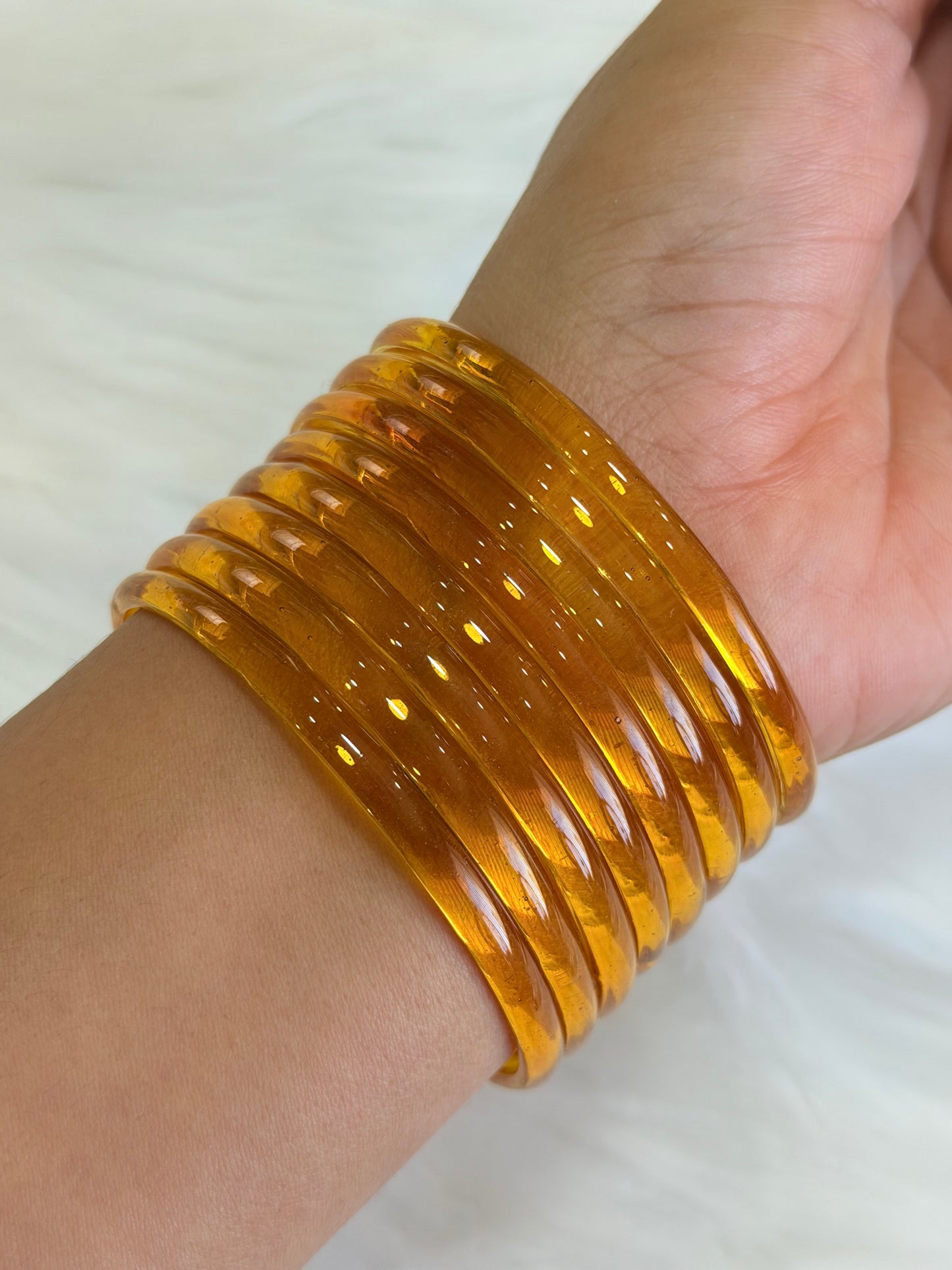 Jelly bangles (Set of 8 bangles )