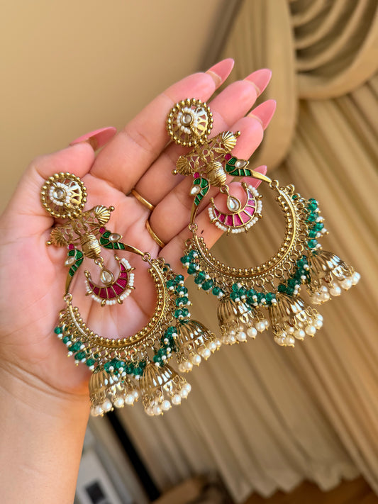Kundan earrings