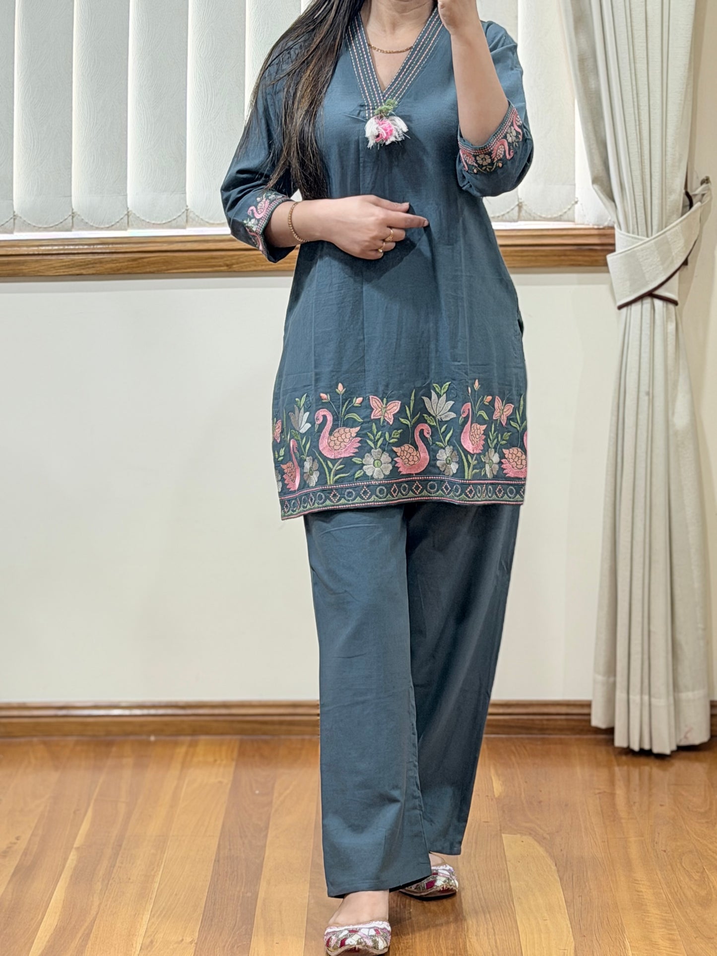 Khadi cotton cord set