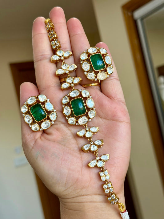 Premium moissanite chokar set