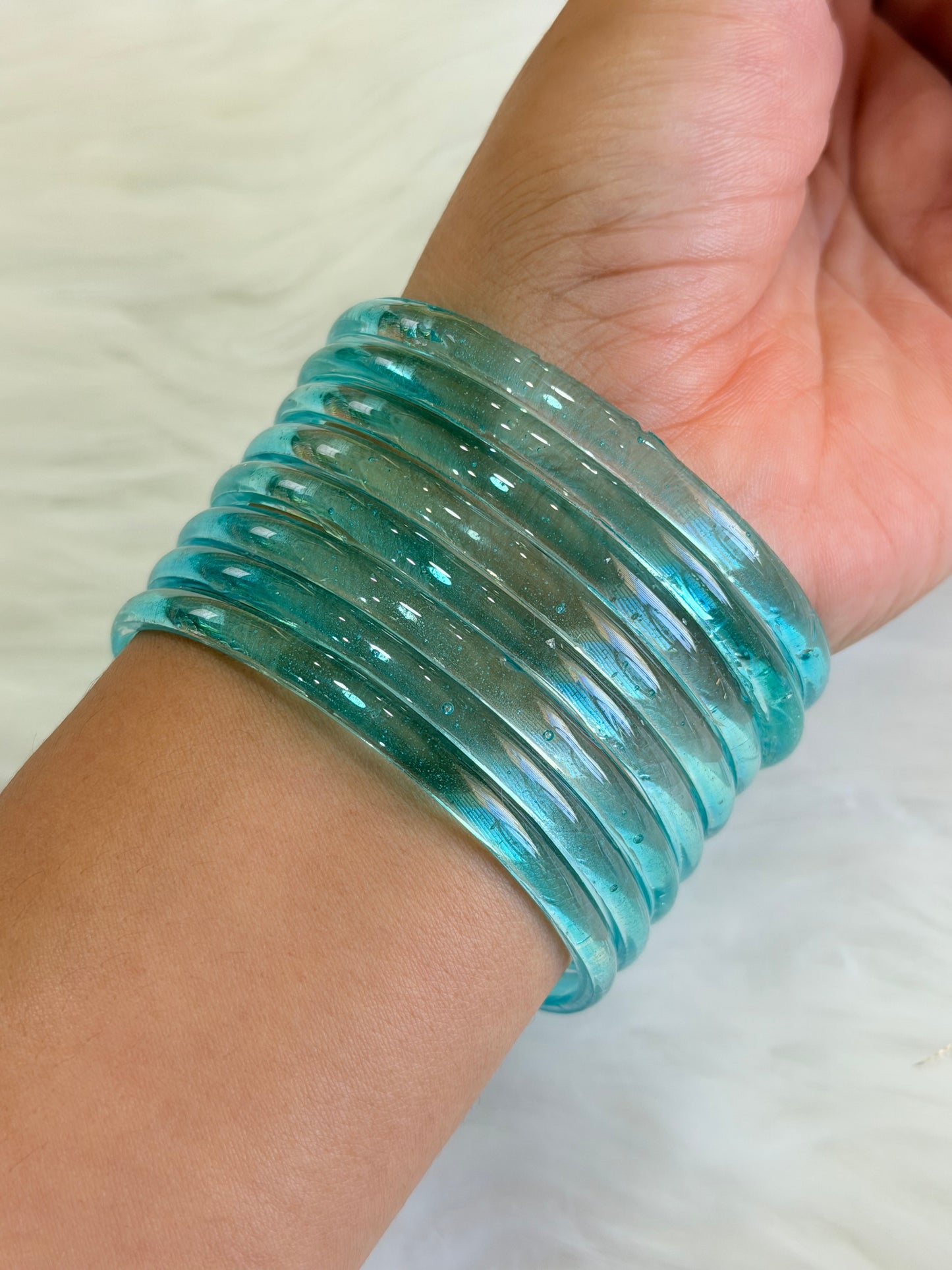Jelly bangles (Set of 8 bangles )